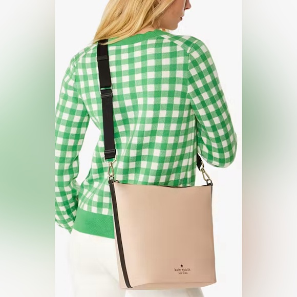 Kate Spade Chelsea Duffle Crossbody Warm Beige Multi - Picture 11 of 16